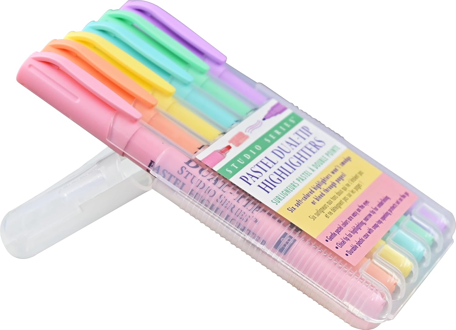 Studio Series Dual-Tip Pastel Highlighters (Set of 6)