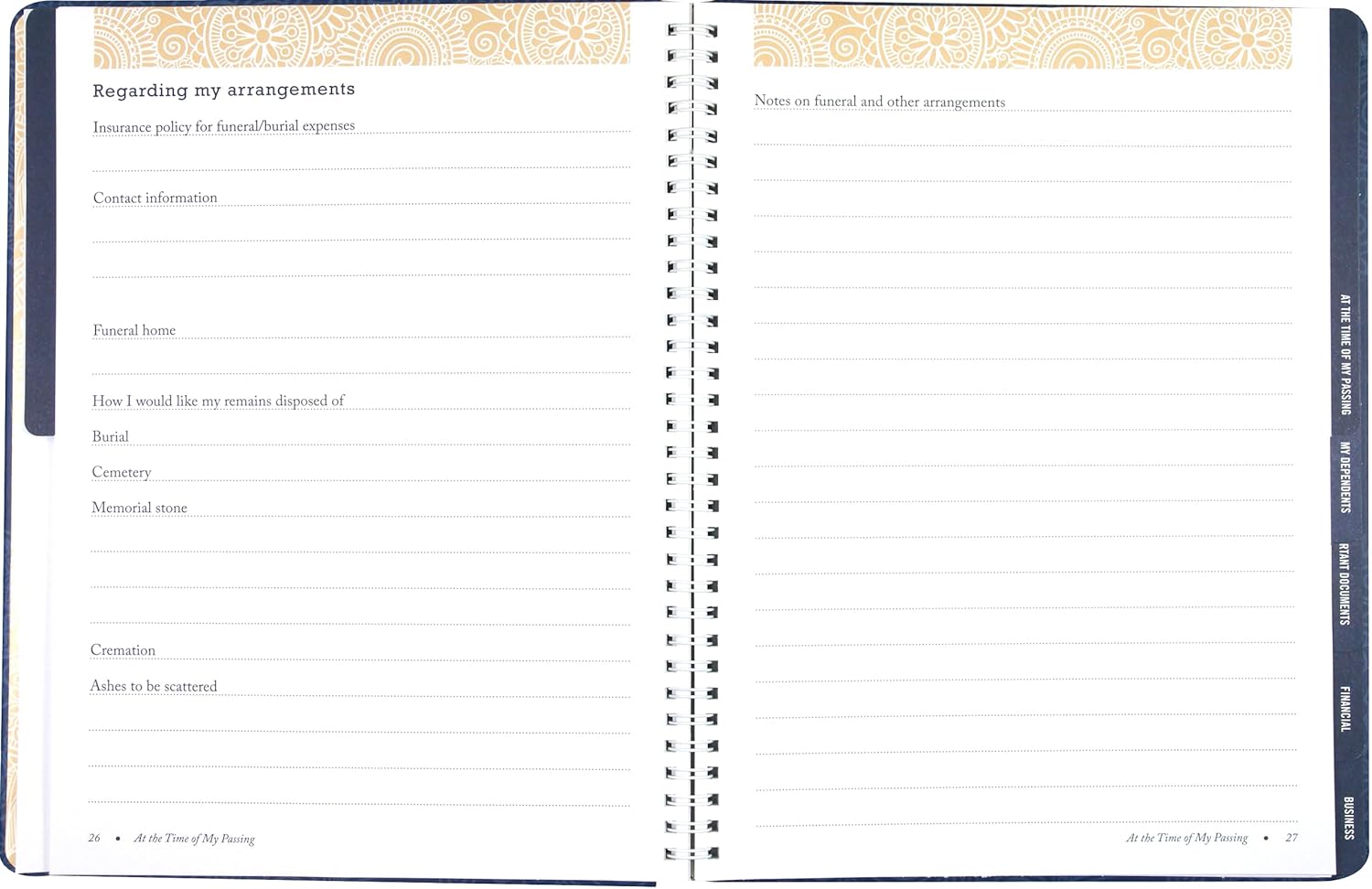 Peace of Mind Planner