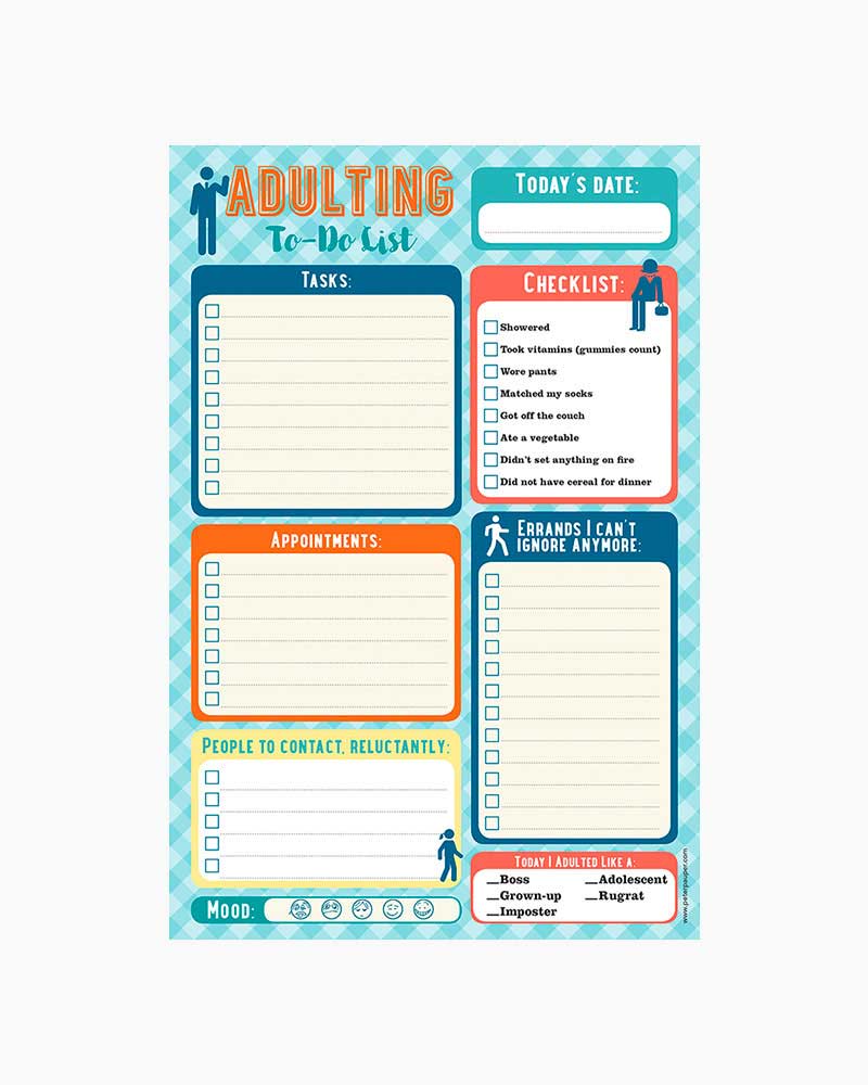 Adulting Note Pad