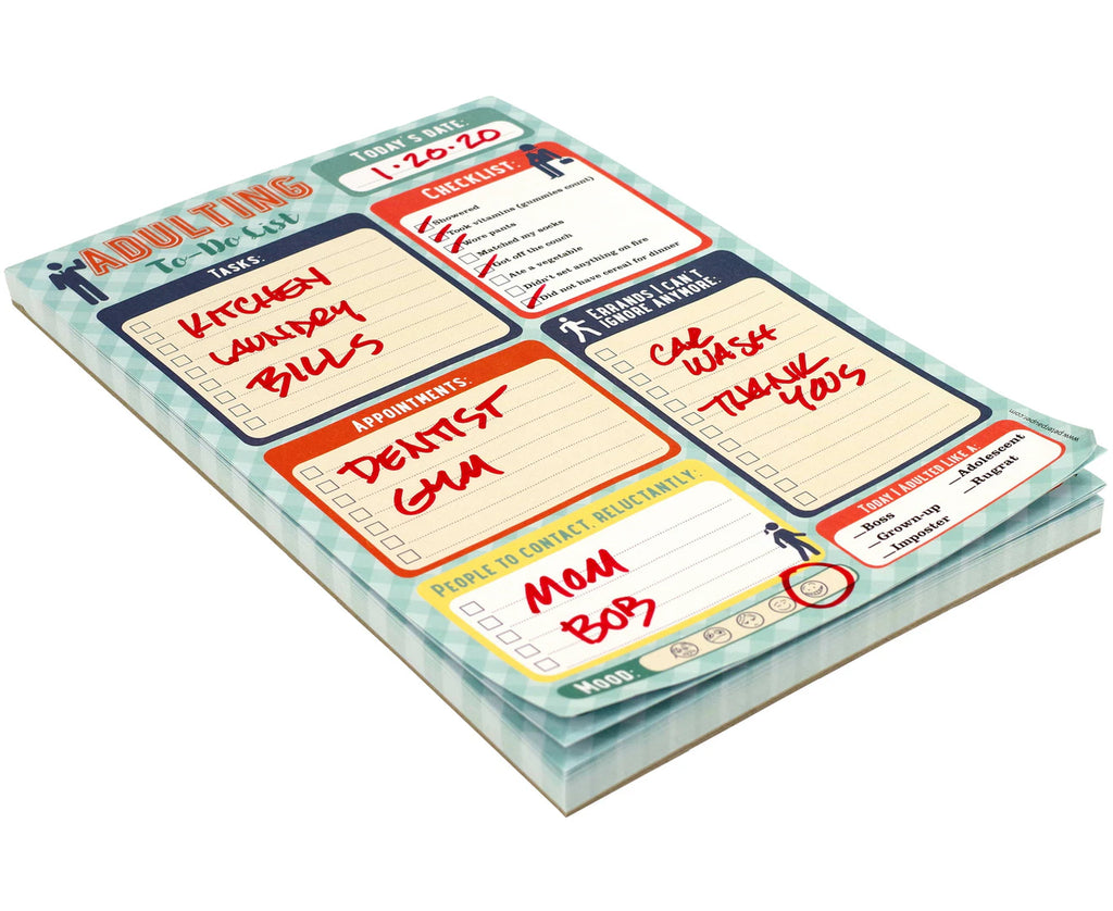 Adulting Note Pad
