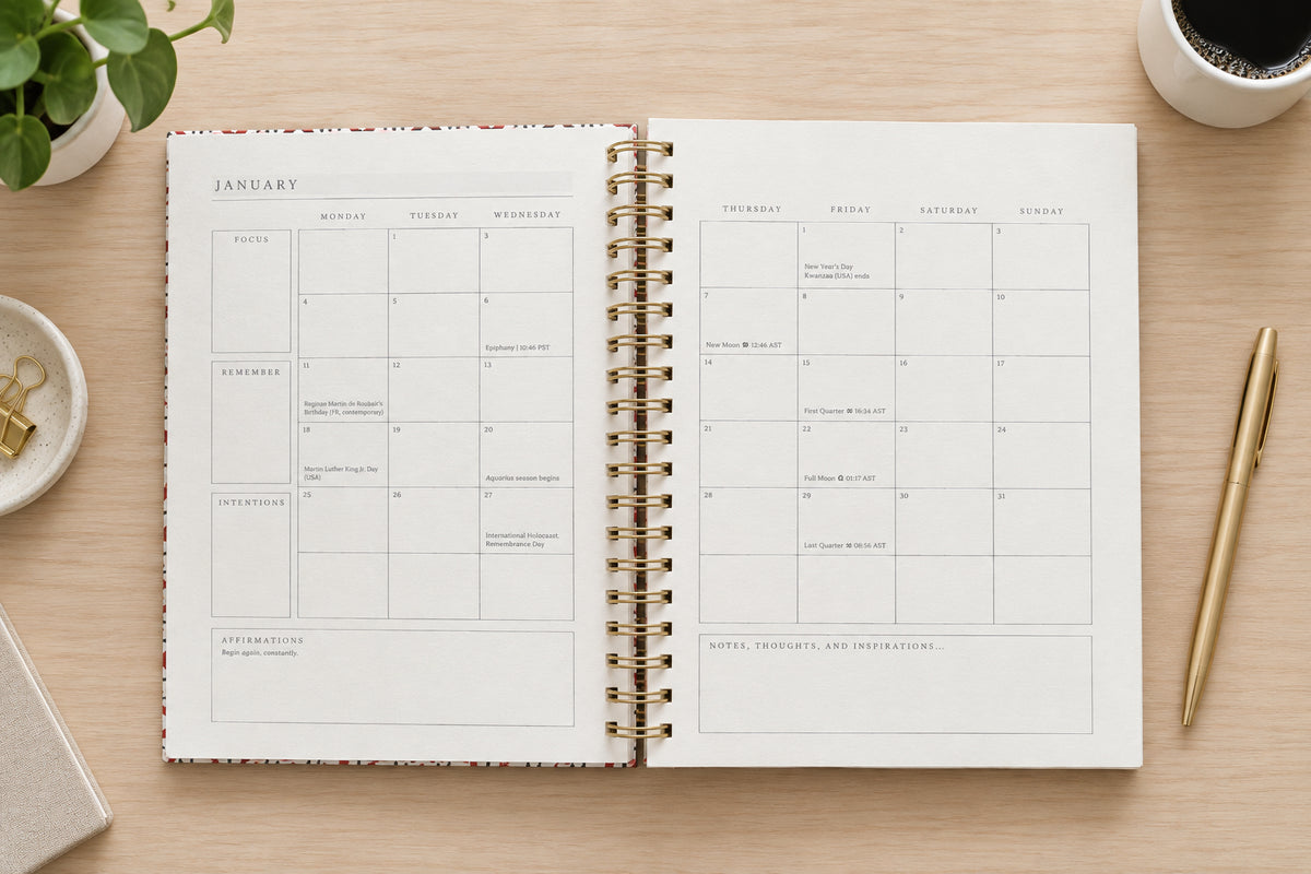 The Vivi | 2027 Soulcery Planner & Journal, Wire-O Edition