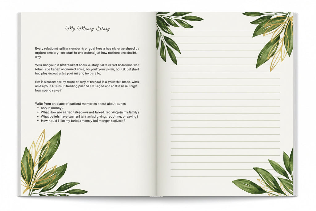 Money & Me — A Guided Financial Self-Care Reflection Journal (Print Edition)