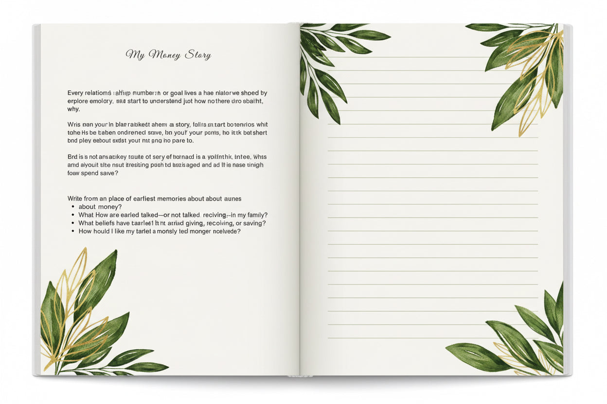 Money & Me — A Guided Financial Self-Care Reflection Journal (Print Edition)